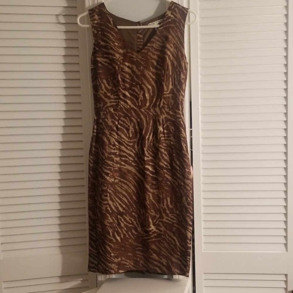 Banana Republic v neck zebra print dress - Picture 6 of 8